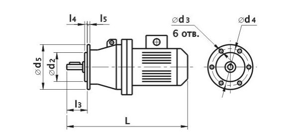 Мотор-редуктор планетарный 4МП_1