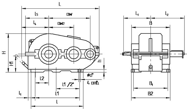 Редуктор цилиндрический двухступенчатый РМ-250_1